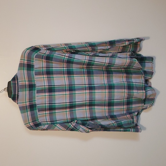 Chaps Multicolor Plaid Button Down Shirt - Picture 3 of 5